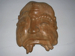Art Gallery of Mr M Wayan Wetja's(Bali)Wood mask carving the grand son