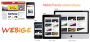 Mobile friendly websites design.