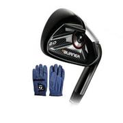 TaylorMade Burner 2.0 Irons + TaylorMade Golf Gloves-$439.99!!