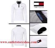 tommy tshirt, Cotton tommy Mens Long Sleeve Shirts