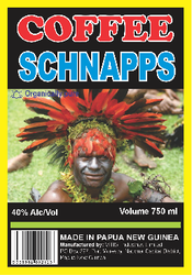 coffee schnapps from Papua New Guinea