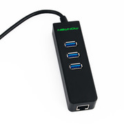 Type C HUB High Speed 3 Port USB-C 3.0 HUB with Gigabit Ethernet Adapt