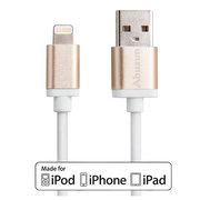 Abusun Micro USB Cable with Lightning Connector for iPone iPad iPod