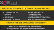  Software Testing -Part Time & Full Time | Class Room Training (1000$)