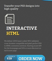 Best PSD to HTML company