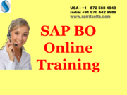 SAP BO ( Business Objects)/ BOBJ Online Training Sydney