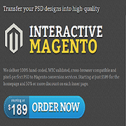 PSD to Magento conversion services