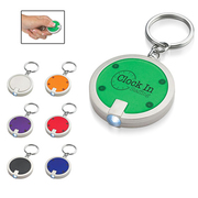 Disc Shaped Led Keychain by PapaChina