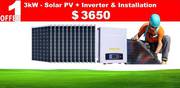 LIMITED TIME SPECIAL! 3kW Solar system Package @ $3650* - Hurry Up!