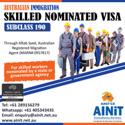 GET SKILLED NOMINATED VISA 190 IN AUSTRALIA- SKILLED MIGRATION