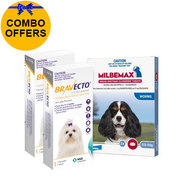 Bravecto Chew & Milbemax Allwormer Bundle For Dogs