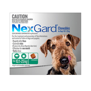 Nexgard Chewables Dogs (10.1 - 25 Kg) Green - Flea and Tick Treatment