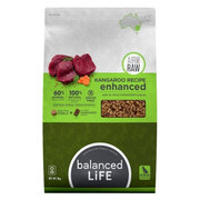 Balanced Life Enhanced Dry Dog Food With Kangaroo Meat Pieces 