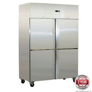 SN1000BTM Grand Ultra Split S/S 4 Door Upright Freezer 1000L