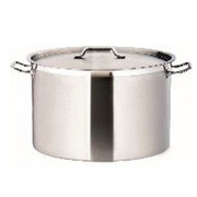 Commercial 17L Stainless Steel 32cm Stock Pot Chef Quality Wide Saucep