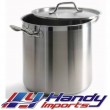 36L Stainless Steel Stock Pot With Forged Triple Bottom