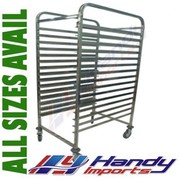 15 Level Bakery Trolley Suits Tray Size 40X60cm. Capacity 30 Trays