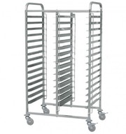 Double 15 Level Bakery Trolley Suits Tray Size 40X60cm. Capacity 30 Tr