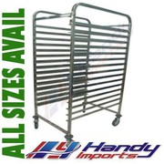 15 Level Bakery Trolley Suits Tray Size 46X66cm & 46X33cm. Capacity 15