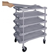 Vogue Polypropylene 5 Tier Trolley