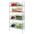 Vogue 4 Tier Wire Shelving Kit 1830x460mm