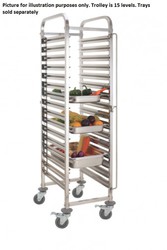 15 Level Gastronorm (Gn Pan) Trolley Suits Gn 1/1 Gn 2/3 Gn 1/2 And Gn