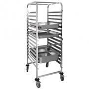 Vogue Gastronorm Racking Trolley 15 Level