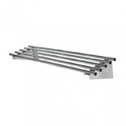 1700mm X 300mm Stainless Steel Round Tube Pipe Wall Mounted Shelf