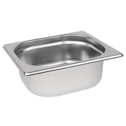 S/Steel Container Gn 1/6 Gastronorm Tray Food Grade 65mm Deep