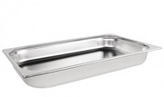 5Pcs S/Steel Container Gn 1/1 Gastronorm Tray Foodgrade 65mm Deep