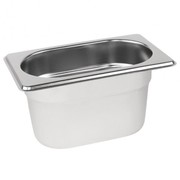 S/Steel Container Gn 1/9 Gastronorm Tray Food Grade 100mm Deep