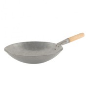 Wok with Wooden Handle 300mm