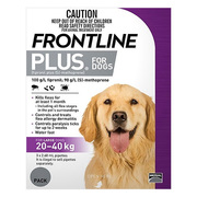 Frontline Plus - Flea and Tick Control for Large Dogs