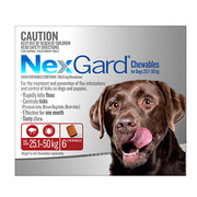  Nexgard Chewables for Large Dog 25 to 50kg