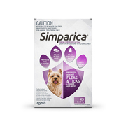 Simparica Chewables for Very Small Dogs 2.5 - 5Kg