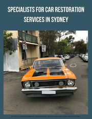 Specialists for Car Restoration Services in Sydney