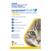 Revolution Plus for Kittens and Small Cats (1.25 to 2.5 kg)