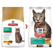 Hills Science Diet Adult Perfect Weight Chicken Dry Cat Food Online