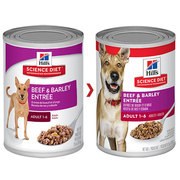 Hills Science Diet Adult Beef & Barley Entrée Canned Dog Food