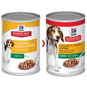 Hills Science Diet Puppy Chicken & Barley Entrée Canned Dog Food 