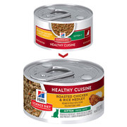 Hills Science Diet Kitten Cuisine Chicken & Rice Medley Can cat food