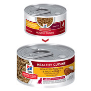 Hill’s Science Diet Adult Cuisine Roasted Chicken & Rice Medley cat 