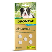 Buy Drontal Allwormer For Dogs Chewable Tablets Online Australia