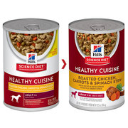 HILL'S SCIENCE DIET ADULT CUISINE CHICKEN CARROT STEW CANNED DOG FOOD