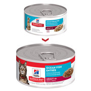 HILL'S SCIENCE DIET ADULT OCEAN FISH ENTRÉE CANNED CAT FOOD