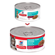 HILL'S SCIENCE DIET ADULT TENDER TUNA DINNER CANNED CAT FOOD