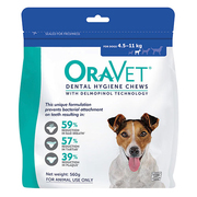 Oravet Dental Chews for Small Dogs ( 4.5 kg to 11 kg)