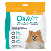 Oravet Dental Chews for X-Small Dogs (Up to 4.5 kg)