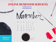 Reminder Service | Online Reminder Service