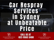 Car Respray Services in Sydney at Unbeatable Price